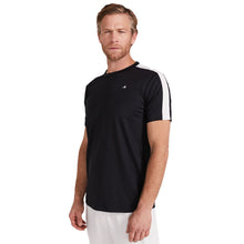 Load image into Gallery viewer, Redvanly Lafayette Mens Tennis Crew Neck Shirt - Tuxedo/XXL
 - 4