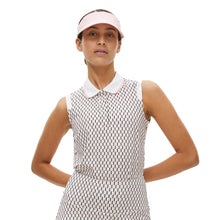 Load image into Gallery viewer, Rohnisch Deni Sleeveless Womens Golf Polo - Logo Beige/L
 - 1