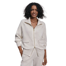 Load image into Gallery viewer, Varley Roxbury Zip Through Womens Sweater - Ivory Marl/L
 - 2