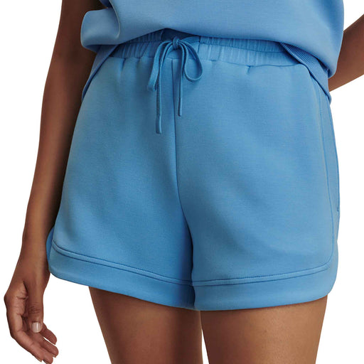 Varley Ollie High Waisted 3.5 Inch Womens Shorts - Azure Blue/M