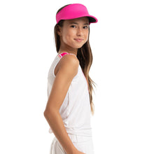 Load image into Gallery viewer, Lucky In Love Shock n Love Tie Girls Tennis Tank
 - 2