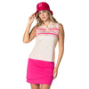 Lucky In Love Shock N Awe Sleeveless Womens Golf Polo