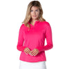 Lucky In Love Quarter-Zip Long Sleeve Womens Golf Pullover