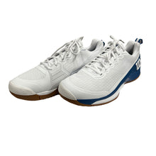 Load image into Gallery viewer, Wilson Rush Pro 4.5 Mens Tennis Shoes - White/Deja Blue/D Medium/14.0
 - 25