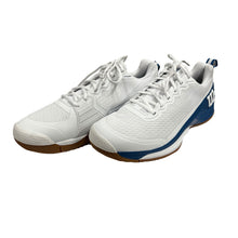 Load image into Gallery viewer, Wilson Rush Pro 4.5 Mens Tennis Shoes - White/Deja Blue/D Medium/14.0
 - 29