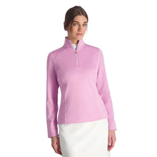 Load image into Gallery viewer, Fairway &amp; Greene Wells Womens Golf Quarter-Zip - Clematis/L
 - 3