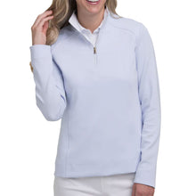 Load image into Gallery viewer, Fairway &amp; Greene Wells Womens Golf Quarter-Zip - Dream/White/L
 - 5