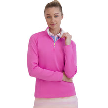Load image into Gallery viewer, Fairway &amp; Greene Wells Womens Golf Quarter-Zip - Pucker/L
 - 5
