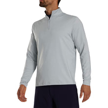 Load image into Gallery viewer, FootJoy Glen Plaid Jersey Mens Golf Quarter-Zip - Grey Cliff/XL
 - 1