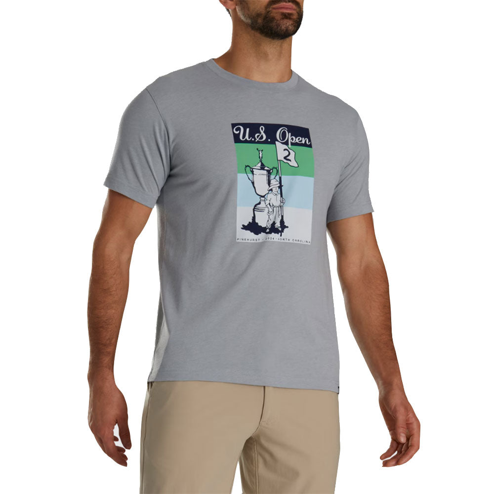 FootJoy 2024 U.S. Open Box Mens T-Shirt - Heather Grey/XL