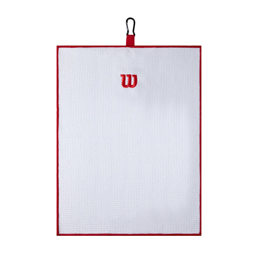 Wilson MicroFiber Tri Fold Golf Towel - White