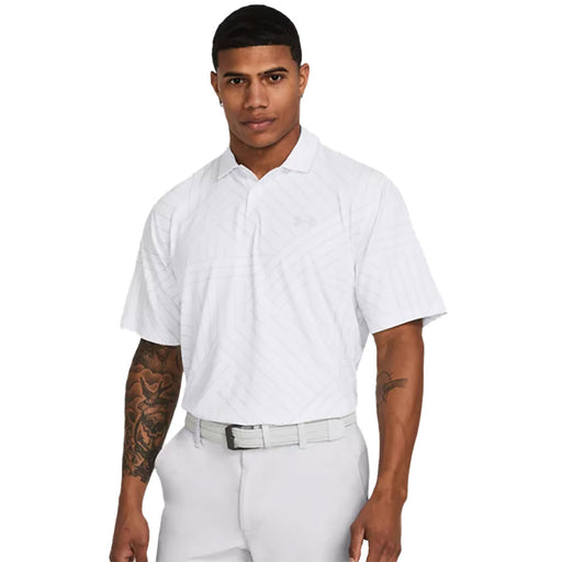 Under Armour Iso-Chill Edge Mens Golf Polo - White/White/XL