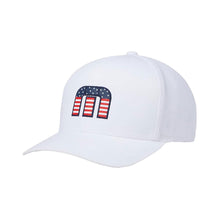 Load image into Gallery viewer, TravisMathew Flag Dad Mens Hat - White/One Size
 - 1