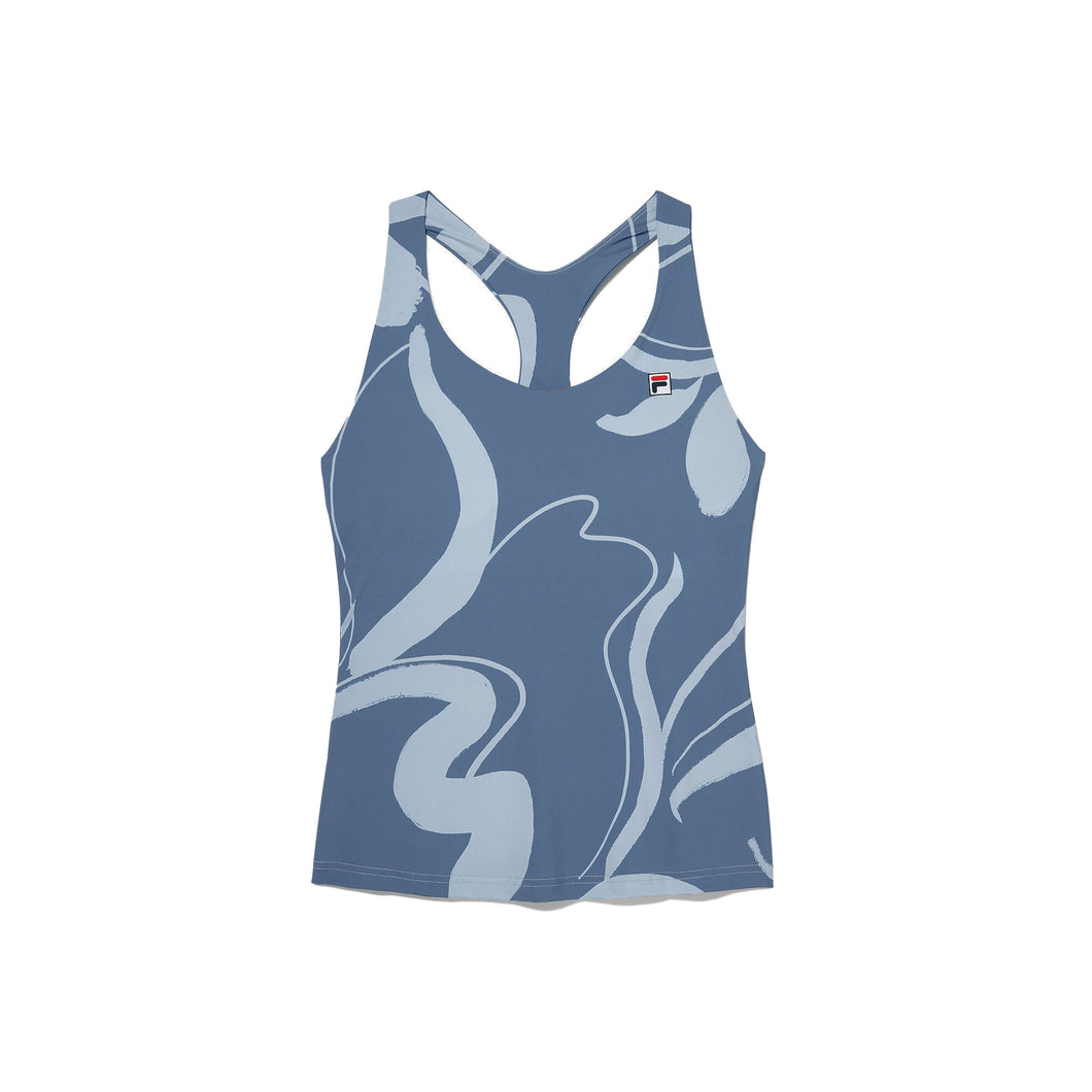 Fila Essential Racerback Womens Tennis Tank - Elemental Blue/L