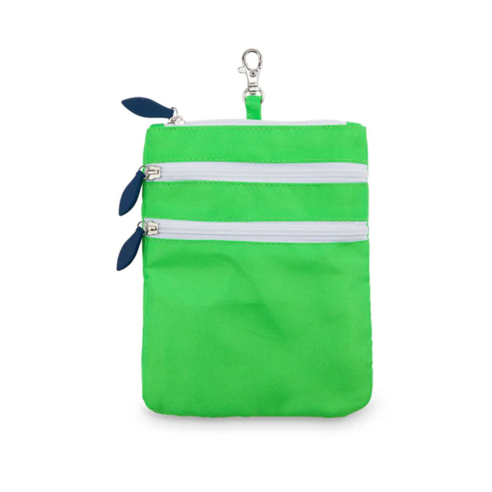 Ame & Lulu 3 Zip Carry All Clip bag - Green