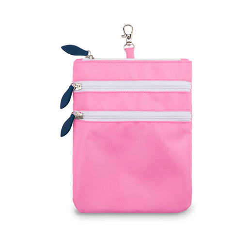 Ame & Lulu 3 Zip Carry All Clip bag - Light Pink
