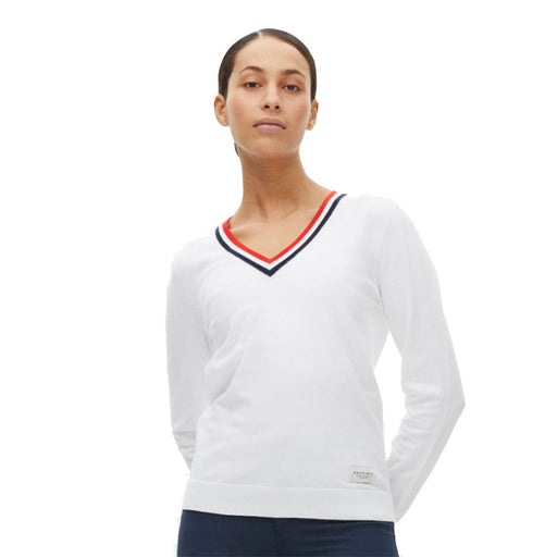 Rohnisch Adele Knitted Womens Golf Sweater - White/L