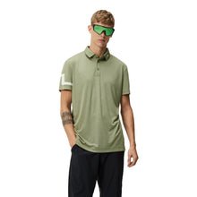 Load image into Gallery viewer, J. Lindeberg Heath Regular Fit Mens Golf Polo - Oil Green Mel/XL
 - 1