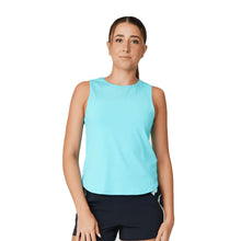 Load image into Gallery viewer, Sofibella Isla Bonita Womens Tennis Tank - Air Isla Bonita/2X
 - 1