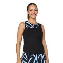 Load image into Gallery viewer, Sofibella Isla Bonita Womens Tennis Tank - Isla Bonita/2X
 - 3