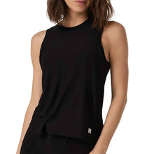 Load image into Gallery viewer, Vuori Energy Long Womens Tennis Tank - Black/L
 - 4