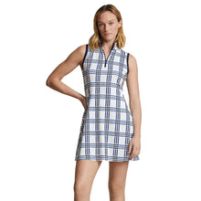 Load image into Gallery viewer, RLX Polo Golf Airflow Quarter-Zip Wmns Golf Dress - Houndsth Plaid/M
 - 1