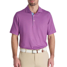 Load image into Gallery viewer, Fairway &amp; Greene Bellinger Print Mens Golf Polo - Spa Pink/XXL
 - 3