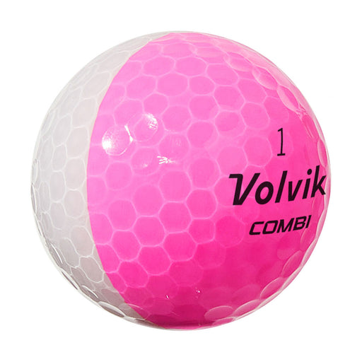 Volvik Crystal Combi BCRF Pink Golf Balls 12-Pack