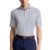 RLX Polo Golf Airflow Navy Stripe Mens Golf Polo