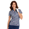 EP New York Paisley Mandarin Womens Golf Polo