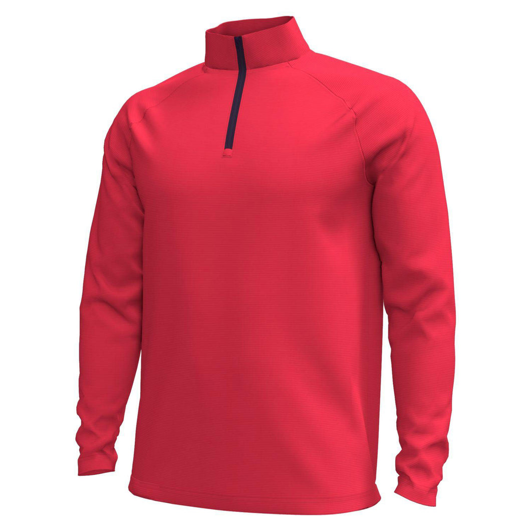 Under Armour Fusion Ottoman 1/4 Zip Mens Pullover - Red/XL