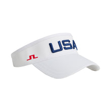 Load image into Gallery viewer, J. Lindeberg Yada Womens Golf Visor - White/One Size
 - 5