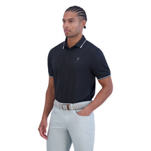 Load image into Gallery viewer, Ben Sherman Checker Rib Pique Mens Golf Polo - Black/XXL
 - 1