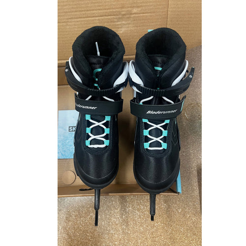 Bladerunner by Rollerblade Micro XT Girls Adj. Ice Skates - Light Use Size 5-8 - 2