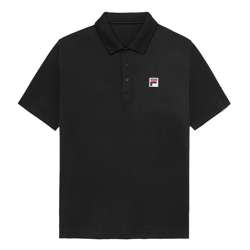 FILA Pique Mens Tennis Polo - BLACK 001/XXL