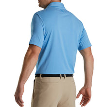 Load image into Gallery viewer, FootJoy Solid Lisle TF Heather Blue Mens Golf Polo
 - 2