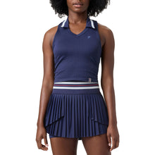Load image into Gallery viewer, FILA Challenge Seamless Womens Tennis Polo - FILA NAVY 488/M
 - 1