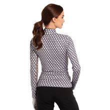 Load image into Gallery viewer, EP New York Geo Print  Zip Womens Golf Pullover
 - 2