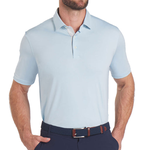 Puma Golf MATTR Brigade Mens Golf Polo - Silver Sky/XL