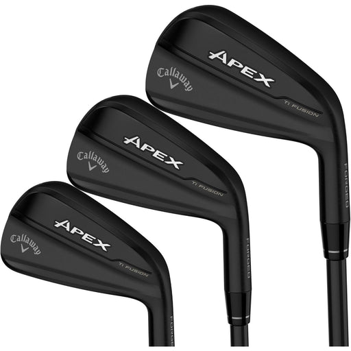 Callaway Apex Ti Fusion Right Hand Mens Iron Set - 4-PW/Dg Mid100 Gnmtl/Stiff