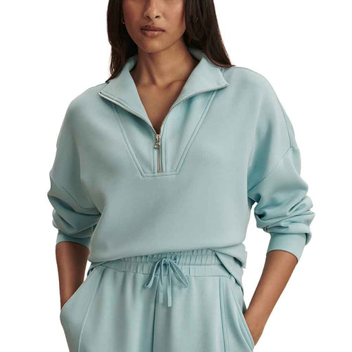 Varley Hawley Half-Zip Womens Sweater - Porcelain Blue/L