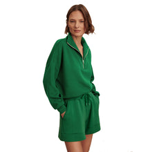 Load image into Gallery viewer, Varley Hawley Half-Zip Womens Sweater - Verdant Green/L
 - 4