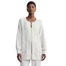 Load image into Gallery viewer, Varley Augusta Zip Through Womens Jacket - Ivory Marl/M
 - 1