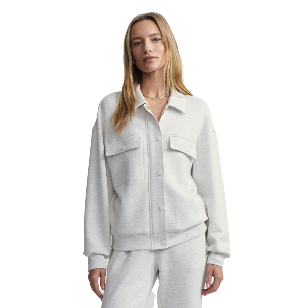 Varley Elizabeth Womens Jacket - Ivory Marl/L