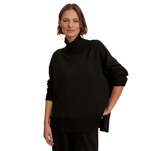 Varley Barker High Neck Womens Sweater - Black/L