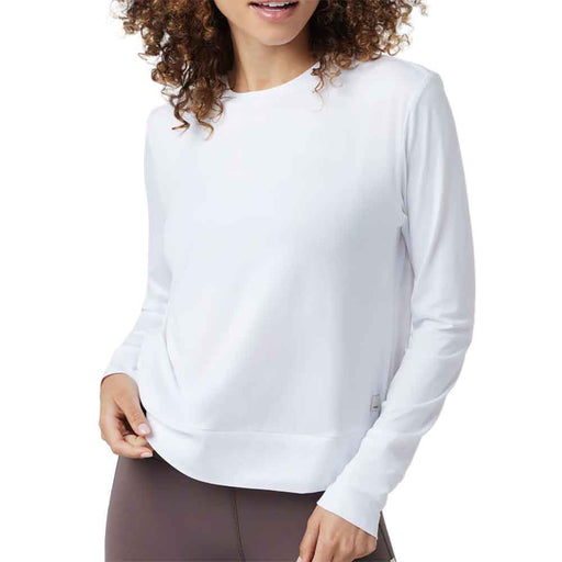 Vuori Daydream Crew Womens Shirt - White/L