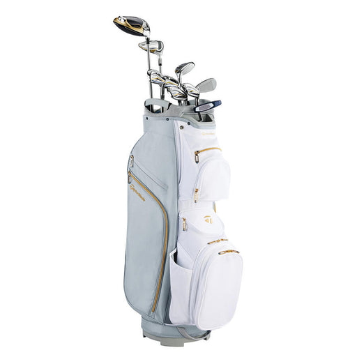 TaylorMade Kalea Gold Cart 11pc RH Wmns Golf Set - Standard/Ladies/Gold