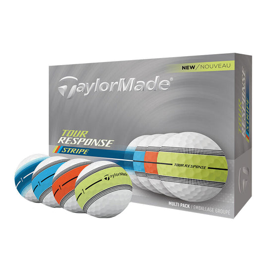 TaylorMade Tour Response Stripe Golf Balls - Dozen