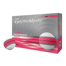 Load image into Gallery viewer, TaylorMade Tour Response Stripe Golf Balls - Dozen - Neon Pink
 - 3