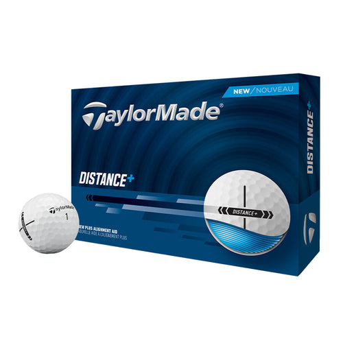 TaylorMade Distance+ Golf Balls - Dozen